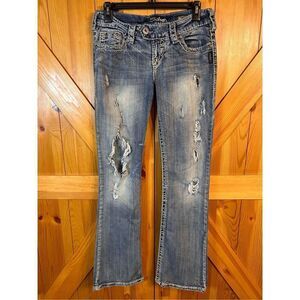 Silver Jeans Womens Size 27 Tuesday Bootcut Leg Blue (4677)